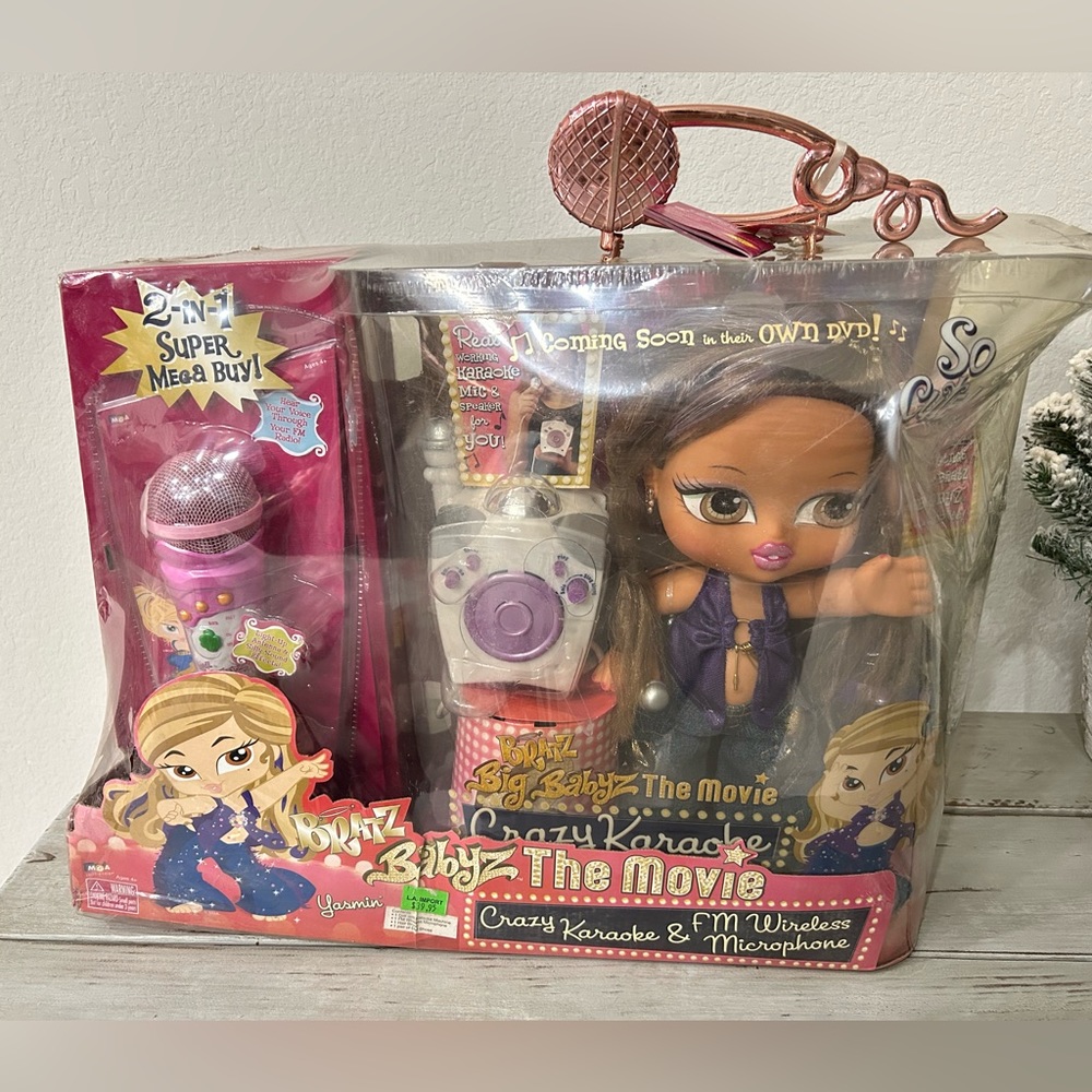NEW Bratz Babyz The Movie Crazy Karaoke Wireless FM Microphone Yazmine NO TESTED